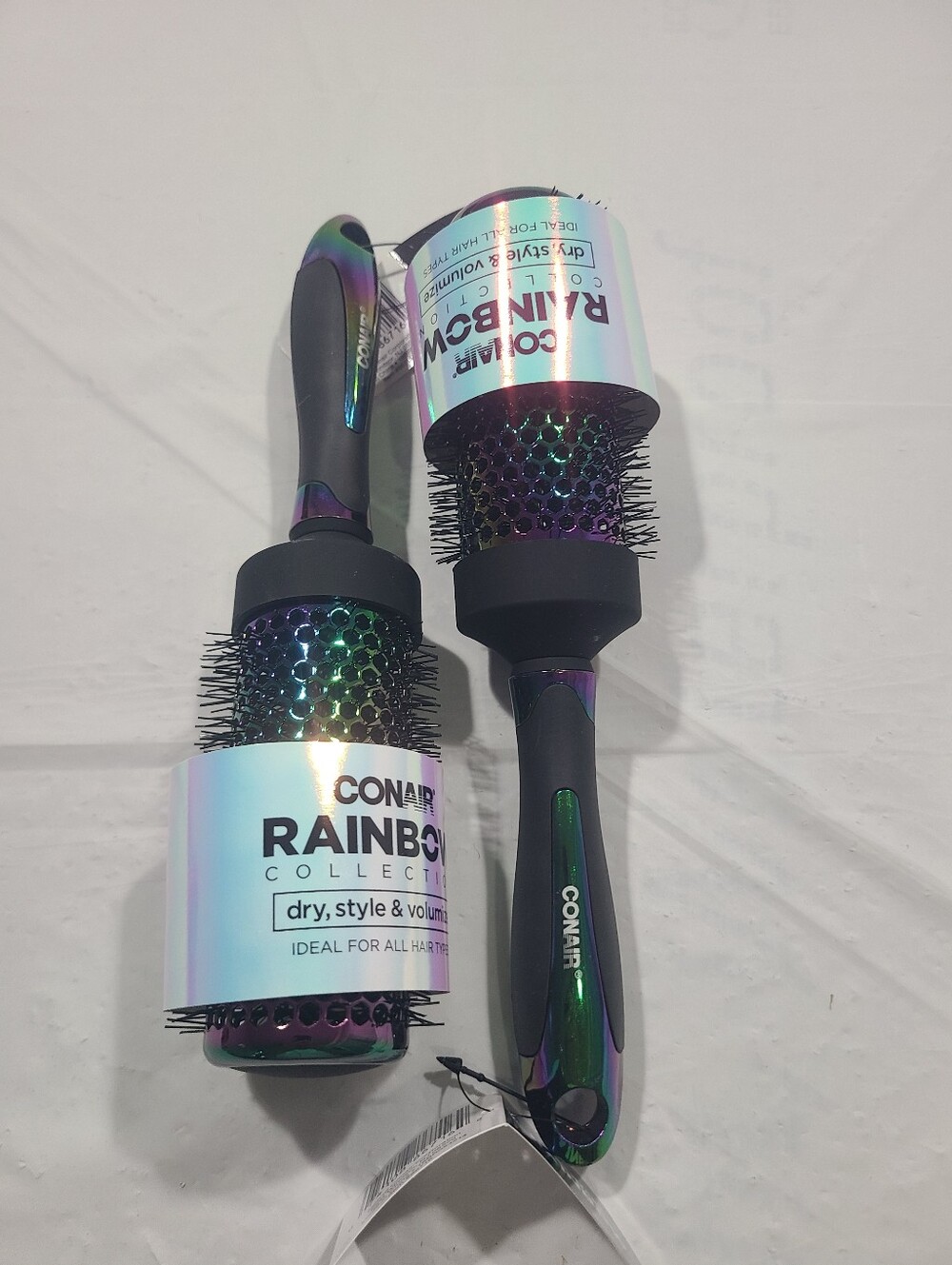 2 Conair Rainbow Collection Medium Thermal Brush Dry, Style & Volumize